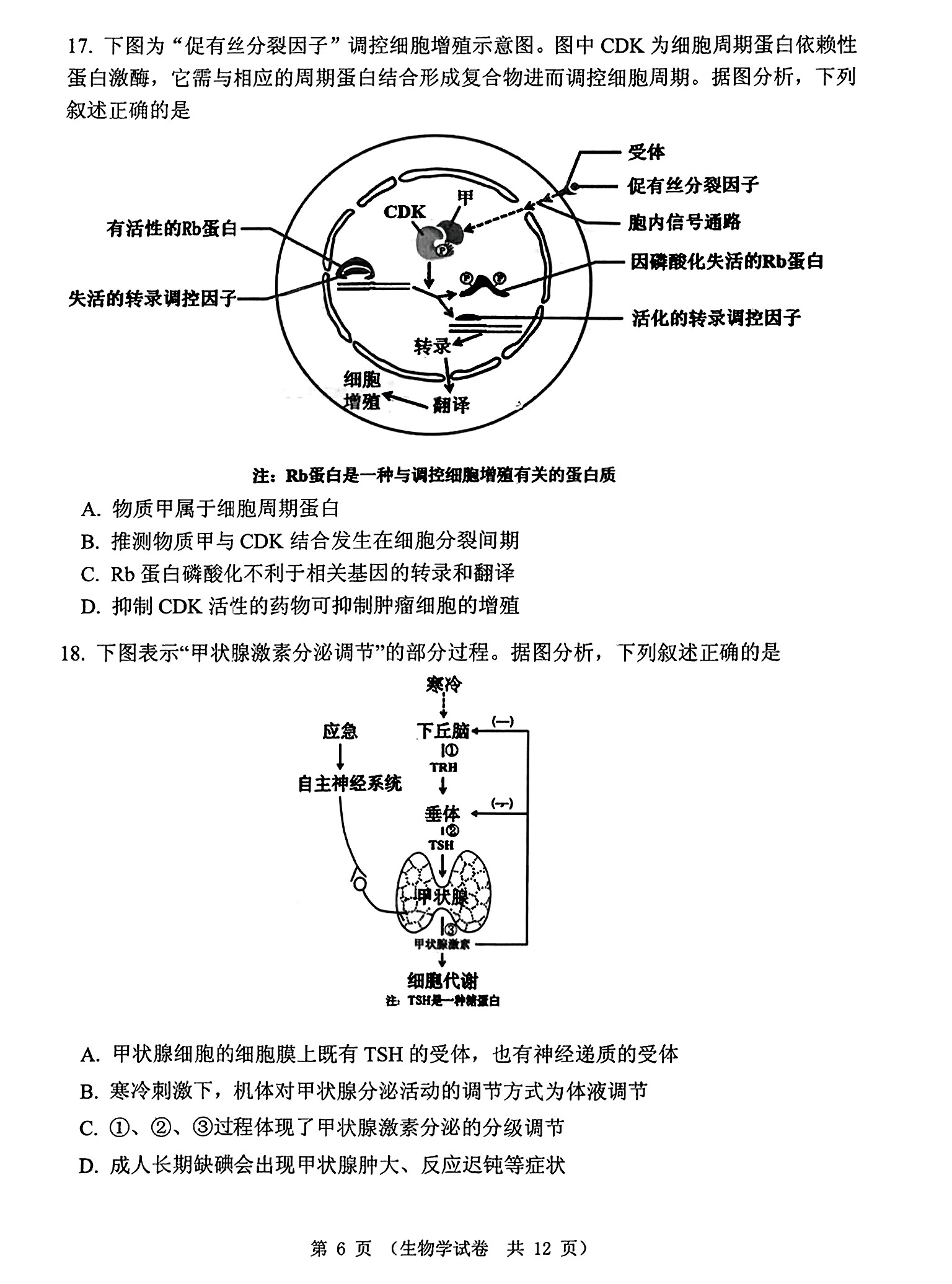 河南省八年级2023-2024学年度综合素养评估（二）【R-PGZX C HEN】生物试卷答案