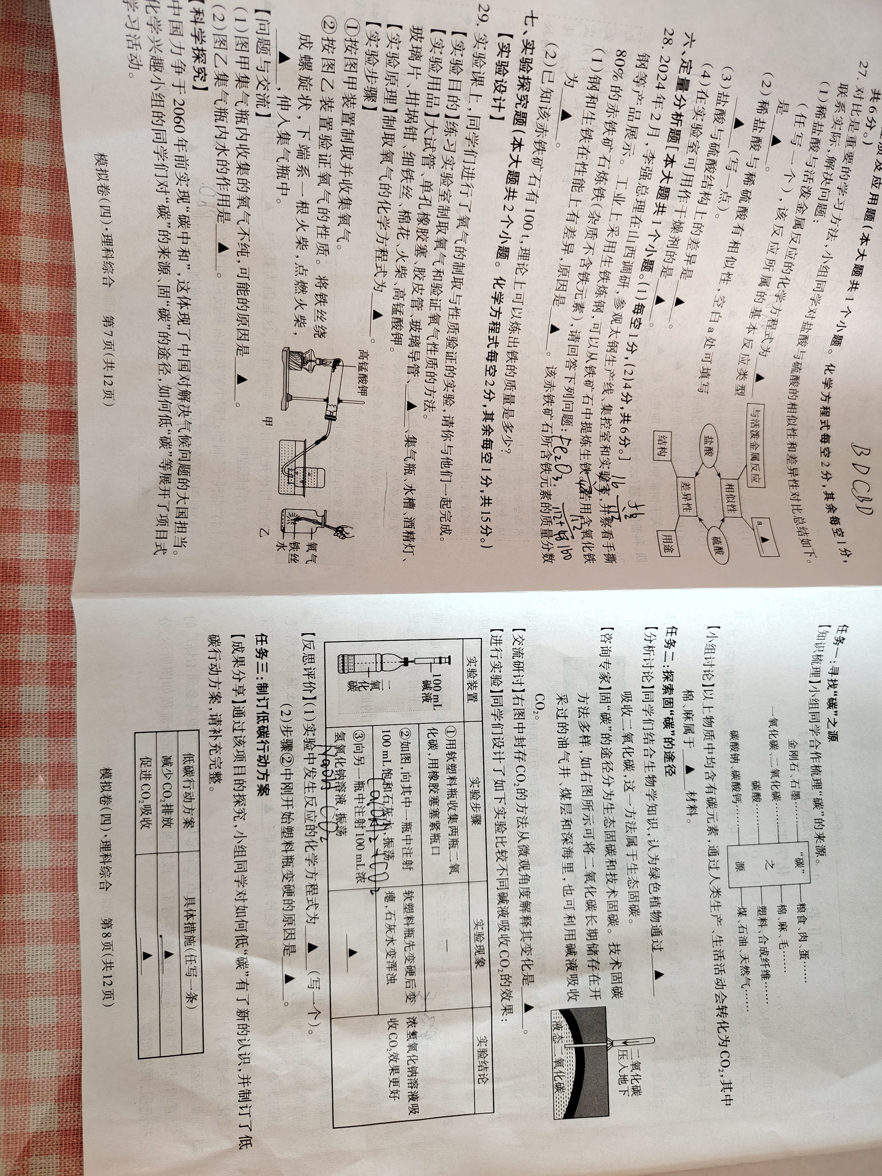 2024年普通高校招生全国统一考试猜题压轴卷(B)试题(化学)