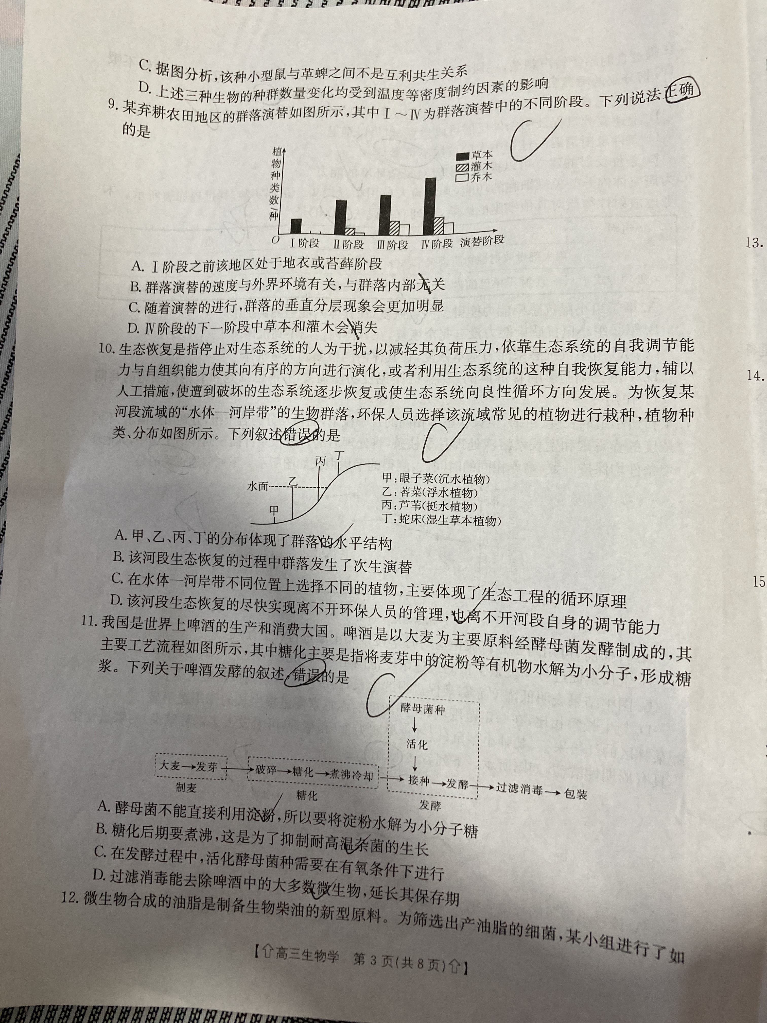 2024届衡水金卷先享题 信息卷[贵州专版]生物(二)2试题