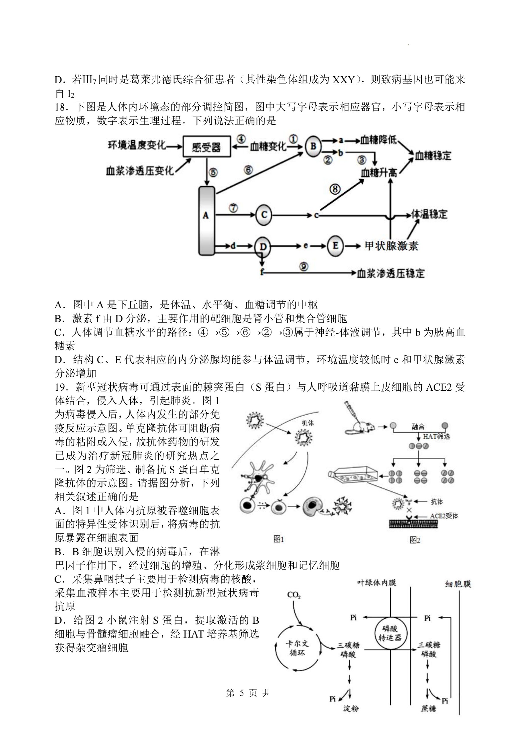 安徽省2023-2024学年度八年级上学期期中综合评估[2L-AH]生物试题