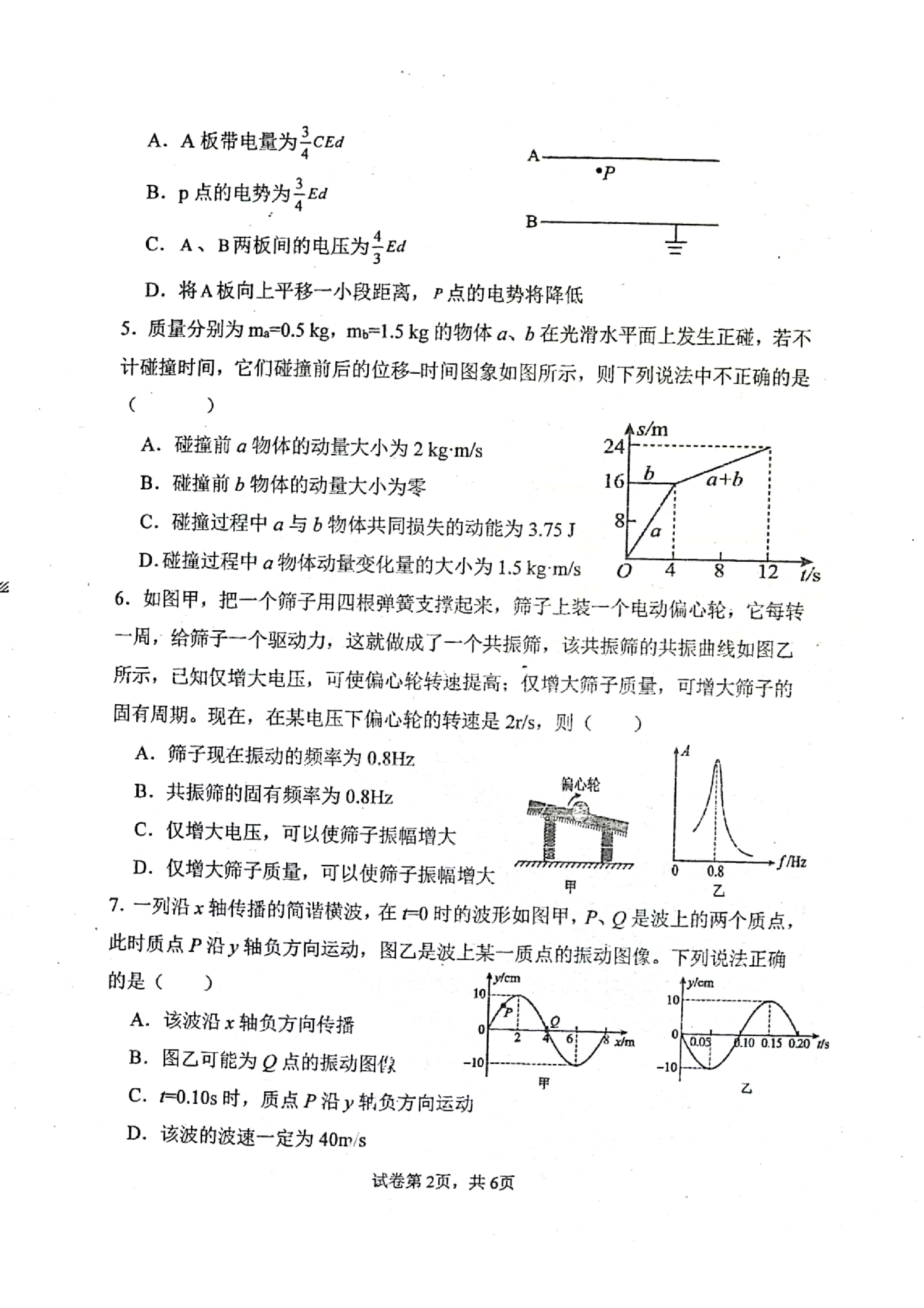 NT2024届普通高等学校招生全国统一考试模拟押题试卷(二)2试卷及答案答案(物理)